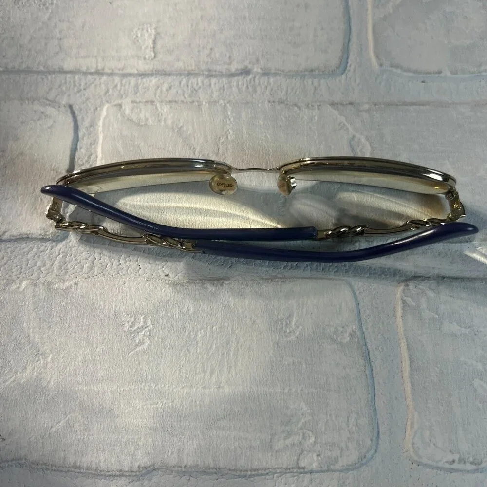 JIMMY‎ CHOO Eyeglasses Frames Violet 53 16 135 78-8T2 Rectangle Made in Italy